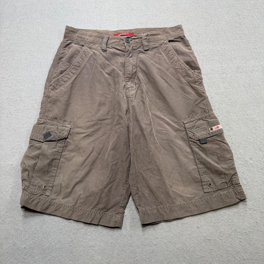 Unionbay Cargo Shorts Men's 30 Brown Relaxed Fit Rugged Utility Hunting Outdoor